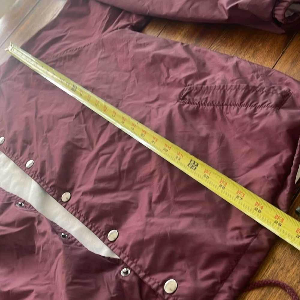 Hawk’s Bay Maroon Burgundy nylons Jacket windbreaker size 2XL - Picture 8 of 11